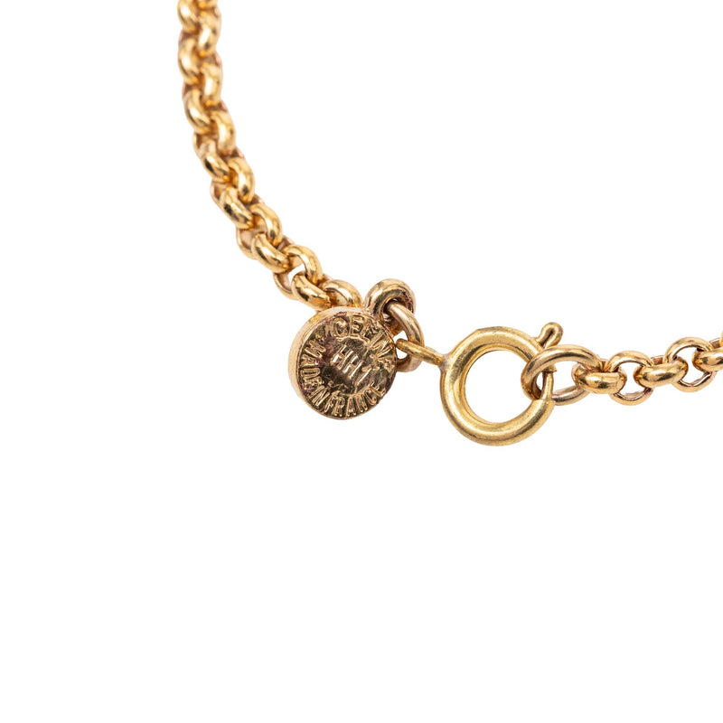 Gold Plated Circle Charm Bracelet - Image 5