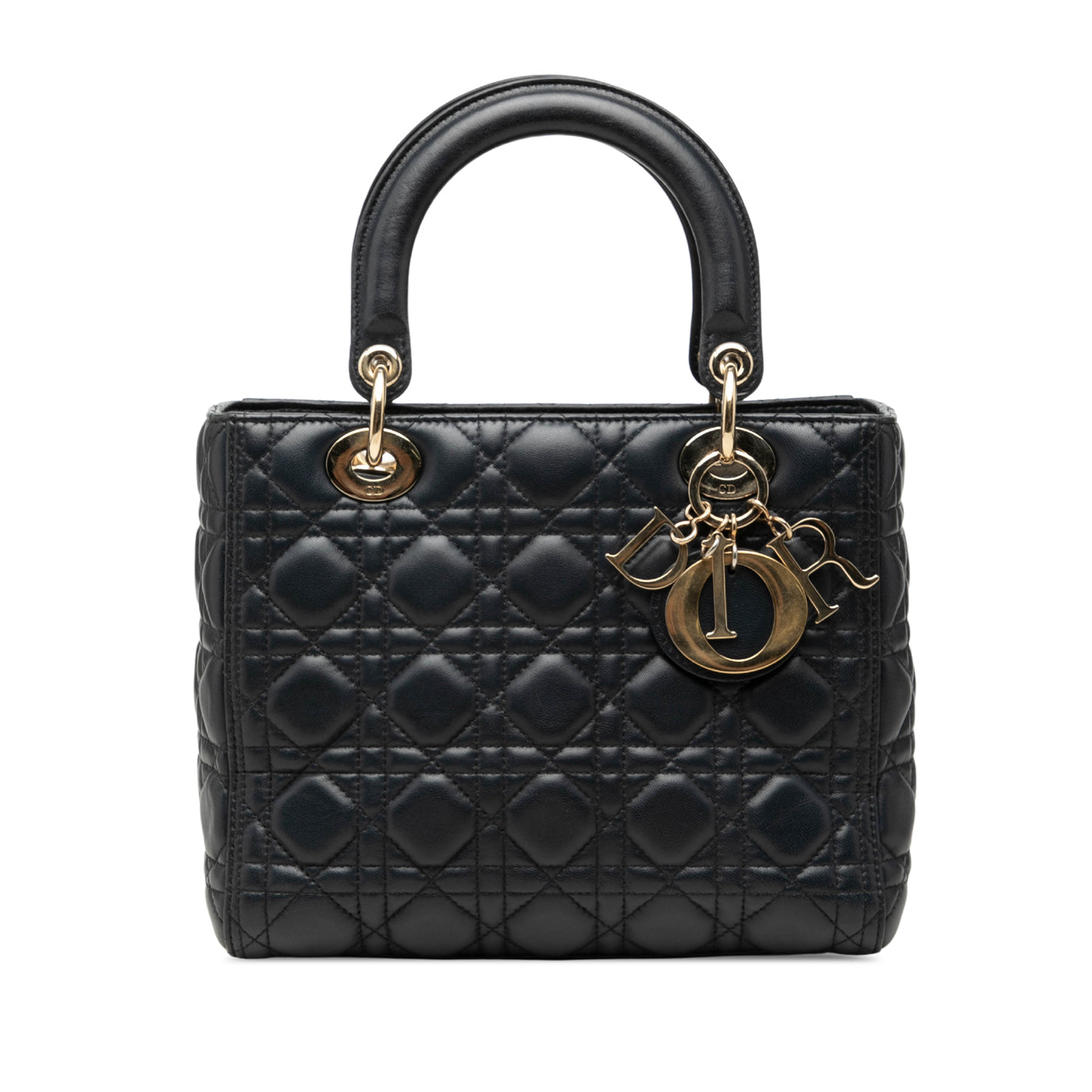 Medium Lambskin Cannage Lady Dior - Image 1