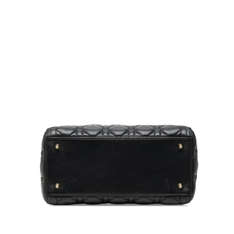 Medium Lambskin Cannage Lady Dior - Image 3