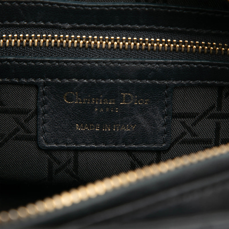 Medium Lambskin Cannage Lady Dior - Image 5