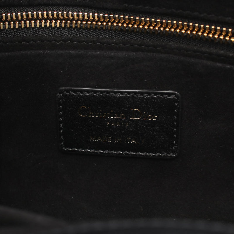 Small Calfskin Cannage Lady 95.22 Bag - Image 4