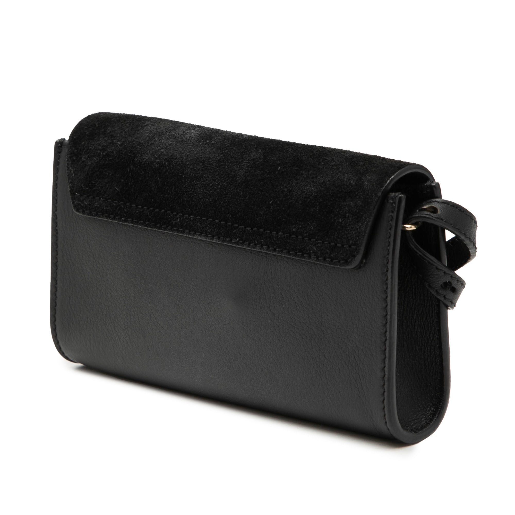 Mini Calfskin and Suede Faye Chain Crossbody - Image 2