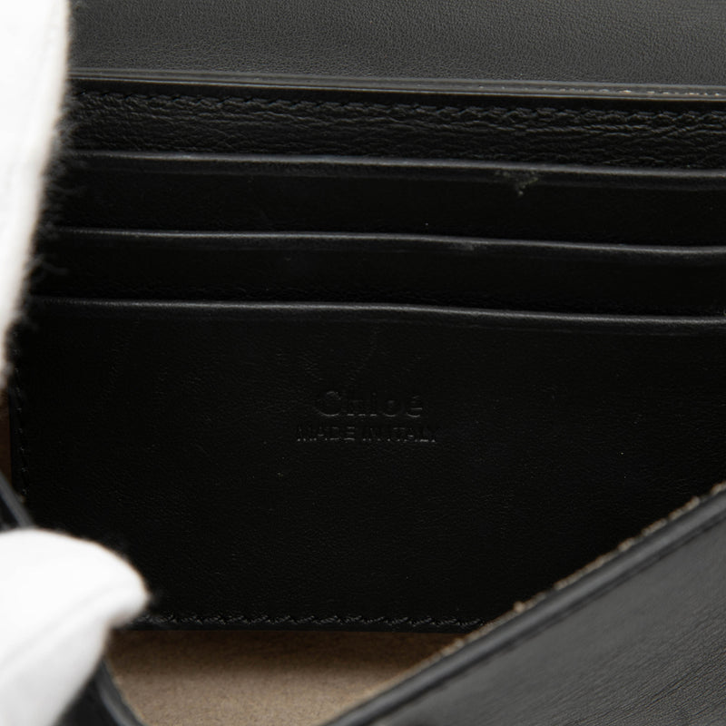 Mini Calfskin and Suede Faye Chain Crossbody - Image 5