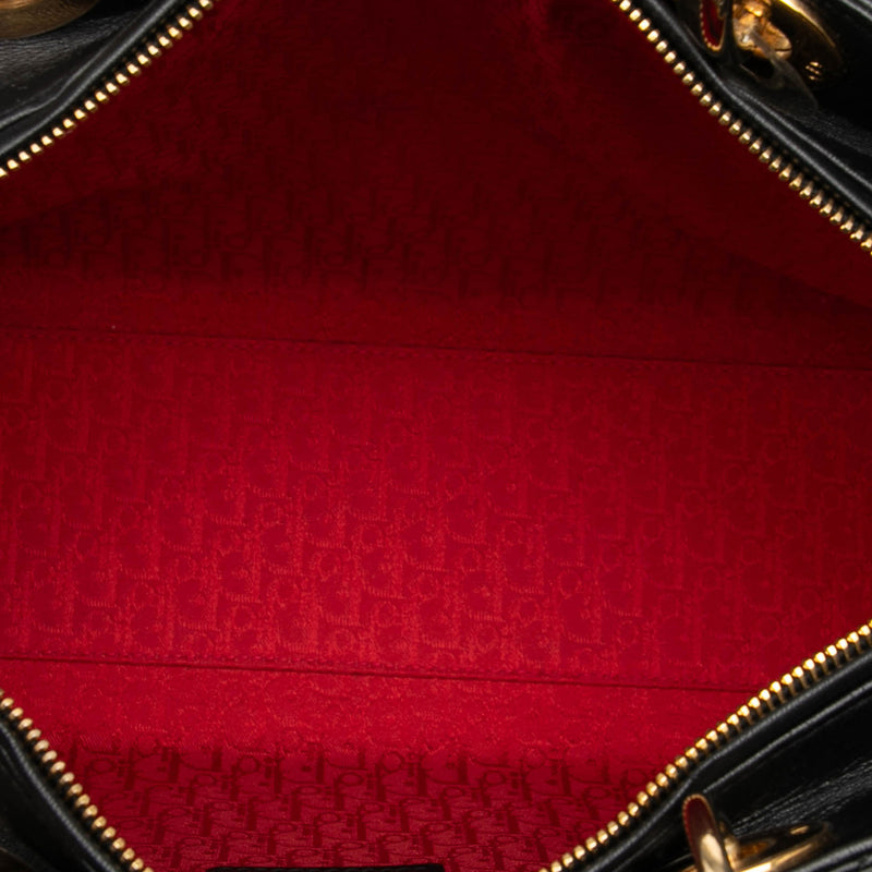 Large Lambskin Cannage Lady Dior - Image 4