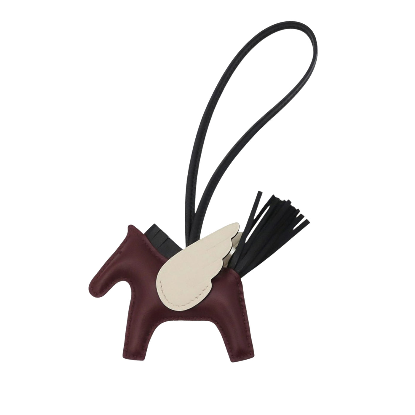 Milo Lambskin and Swift Grigri Rodeo Pegase Bag Charm PM - Image 1