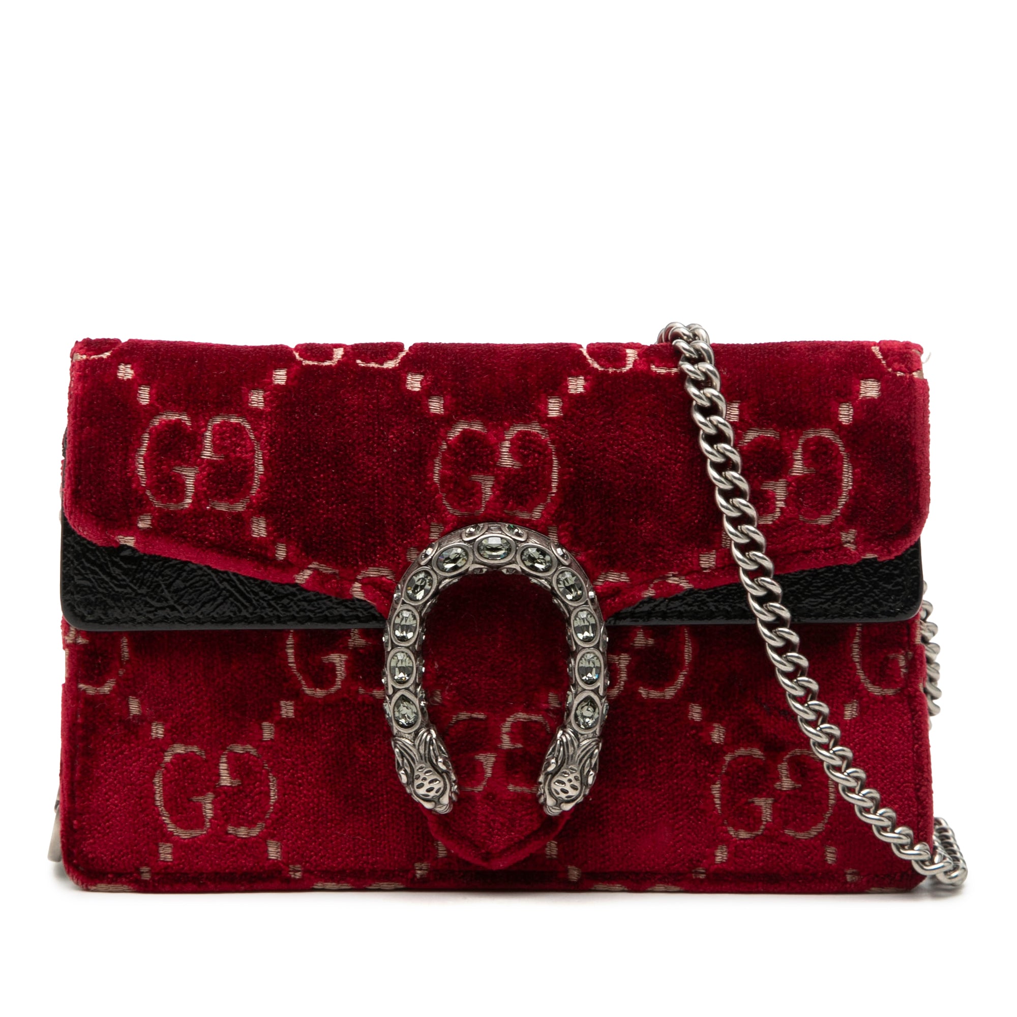 Mini GG Velvet Dionysus Crossbody - Image 1