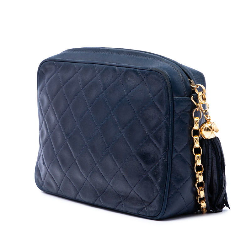 CC Quilted Lambskin Tassel Camera Bag - Image 2