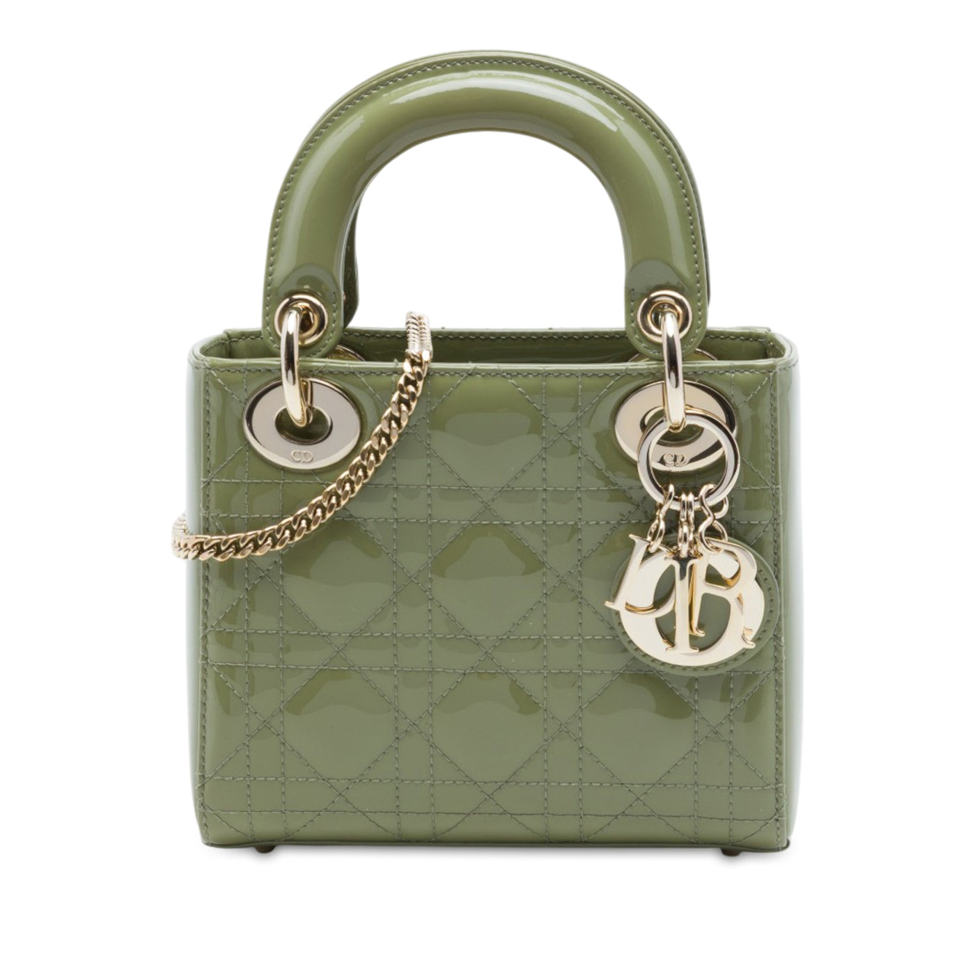 Mini Patent Cannage Lady Dior - Image 1