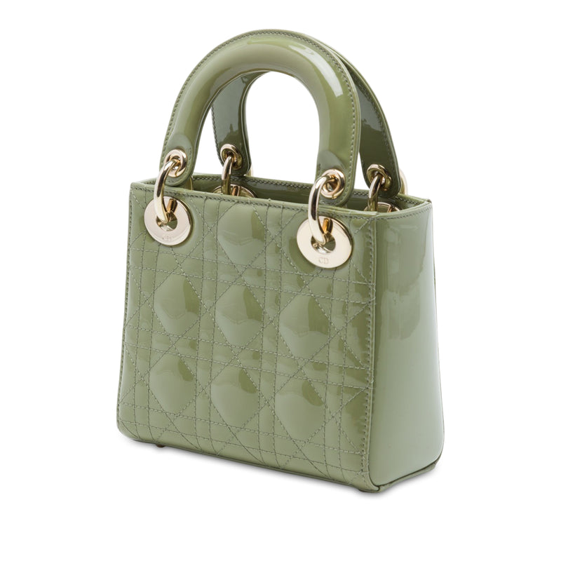 Mini Patent Cannage Lady Dior - Image 2