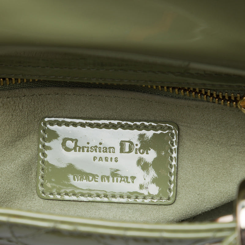 Mini Patent Cannage Lady Dior - Image 5