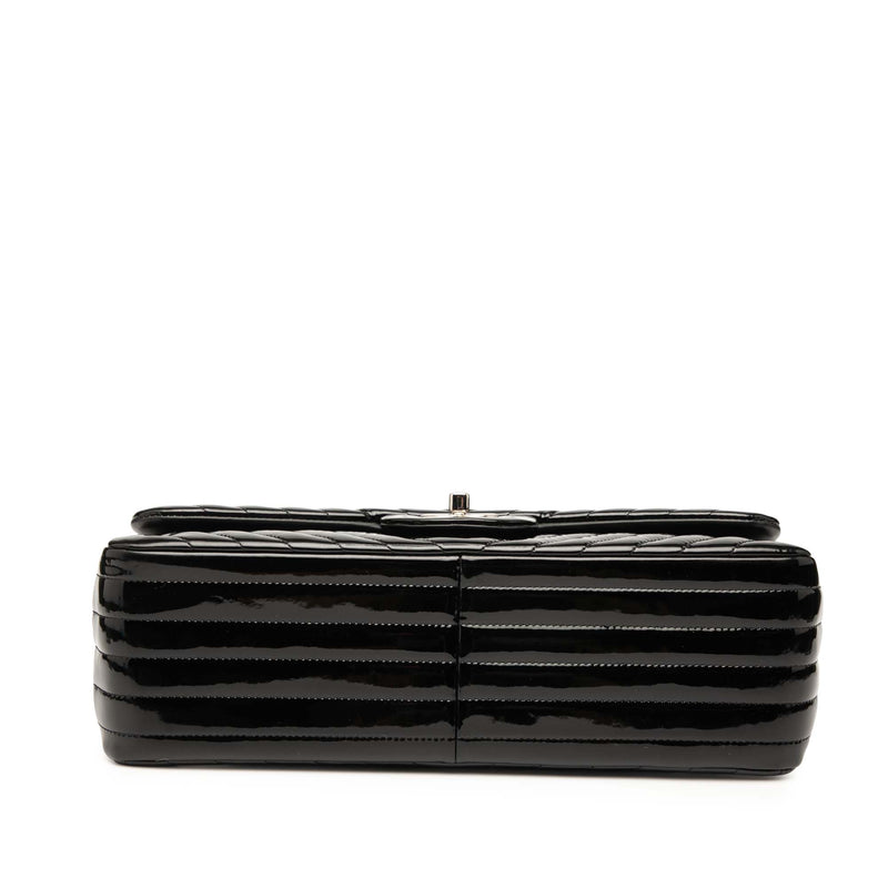 Jumbo Classic Chevron Patent Double Flap - Image 3