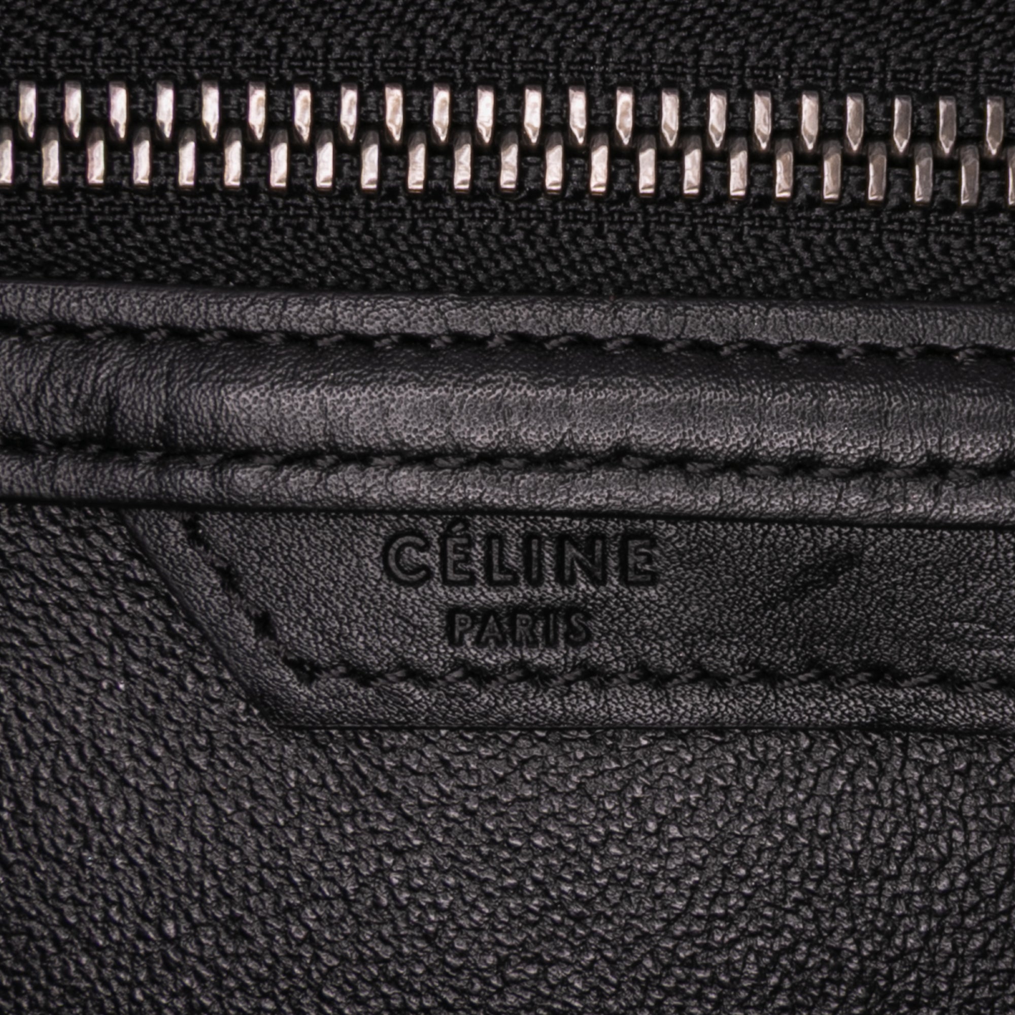 Micro Tricolor Leather Luggage Tote - Image 5