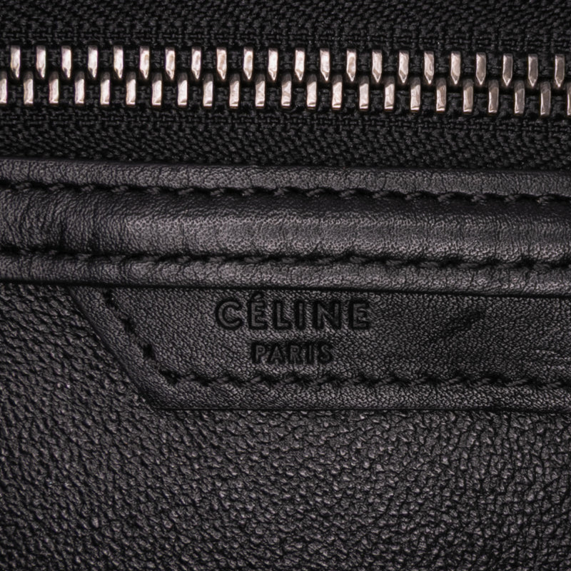 Micro Tricolor Leather Luggage Tote - Image 5