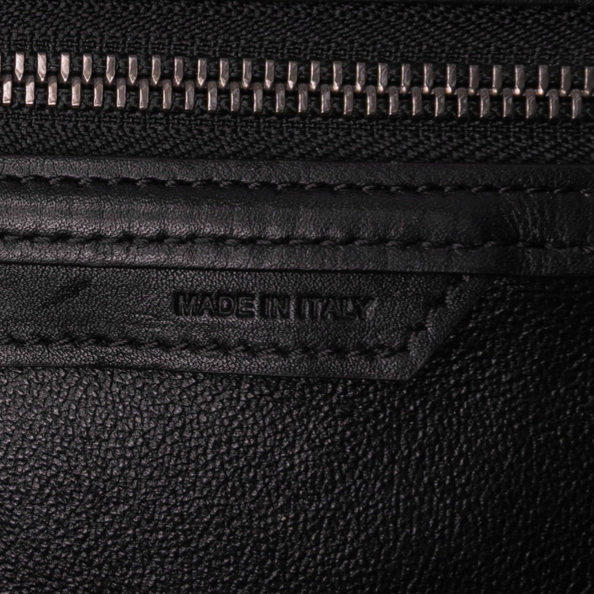 Micro Tricolor Leather Luggage Tote - Image 7