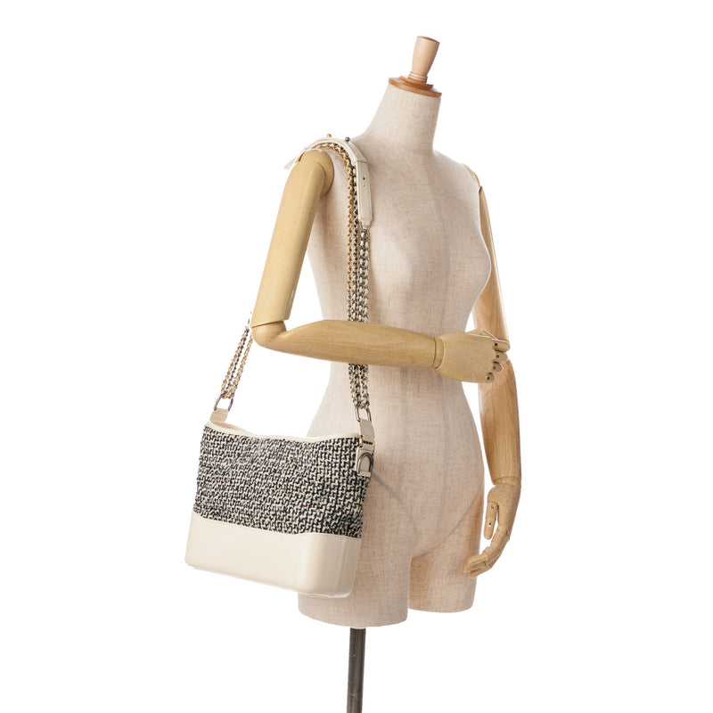 Medium Tweed and Lambskin Gabrielle Crossbody - Image 10