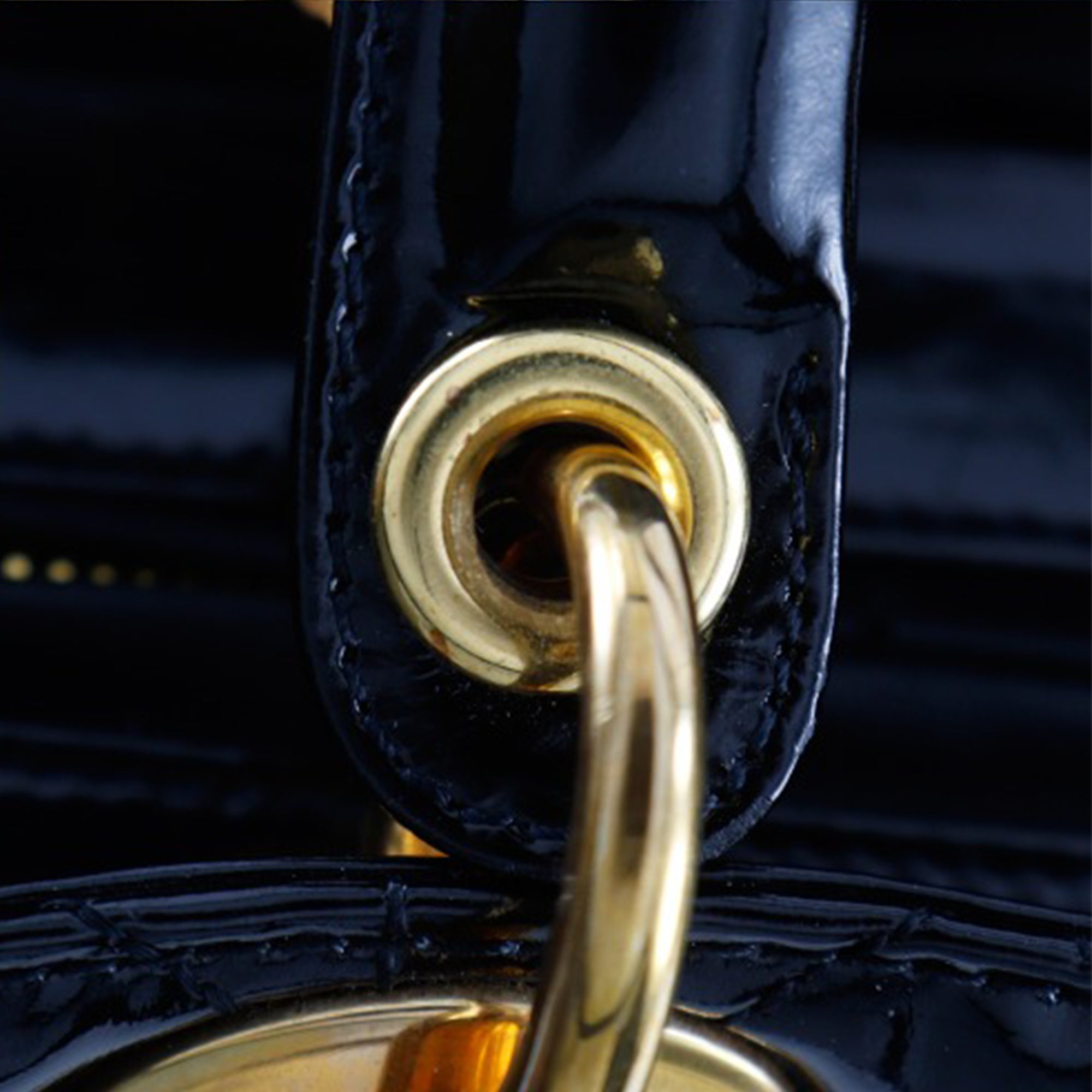 Medium Patent Cannage Lady Dior - Image 17