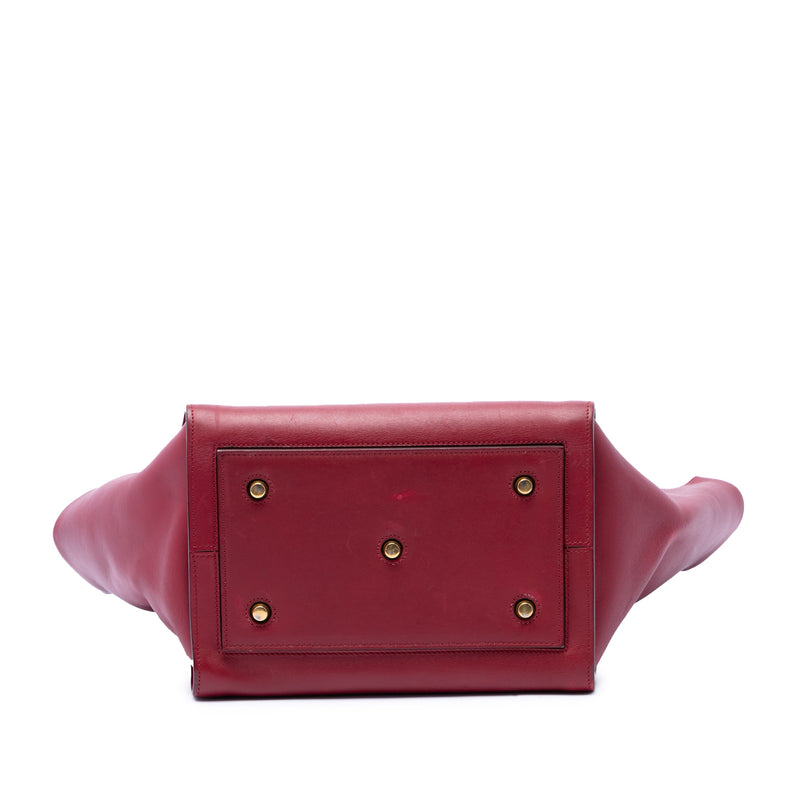 Small Leather Tie Tote - Image 3