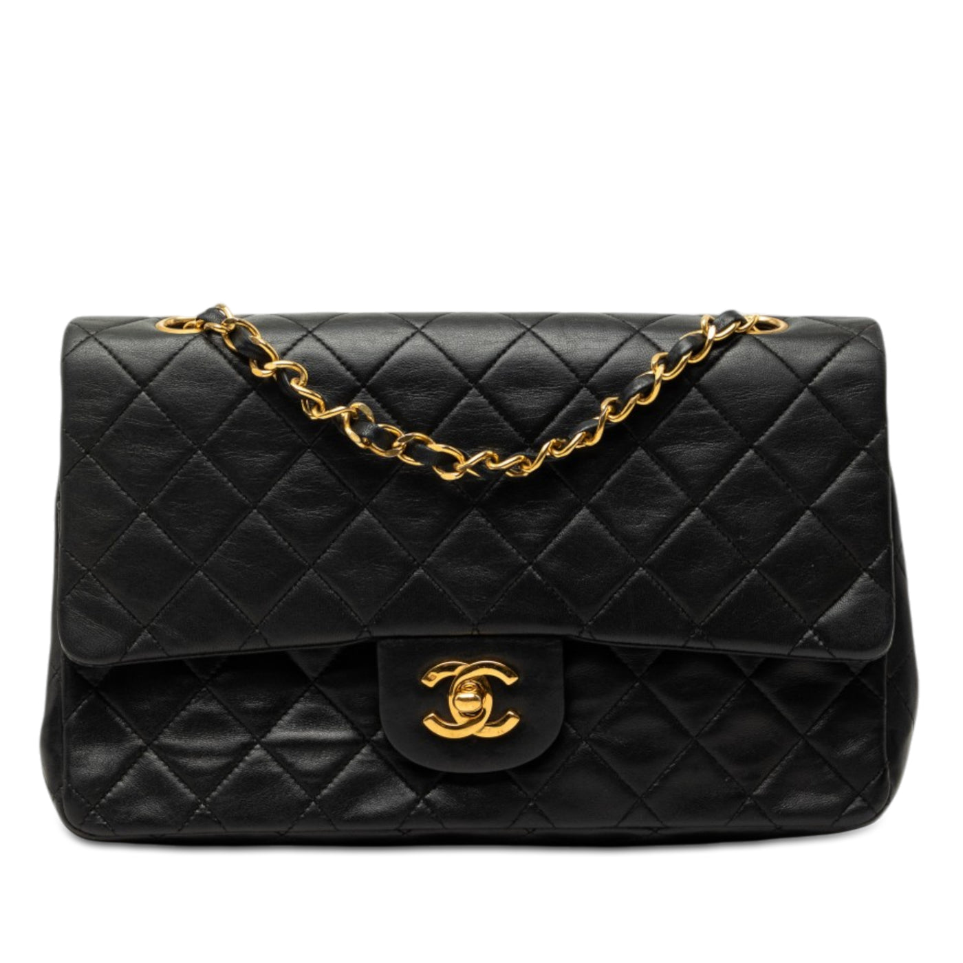 Medium Classic Lambskin Double Flap - Image 1