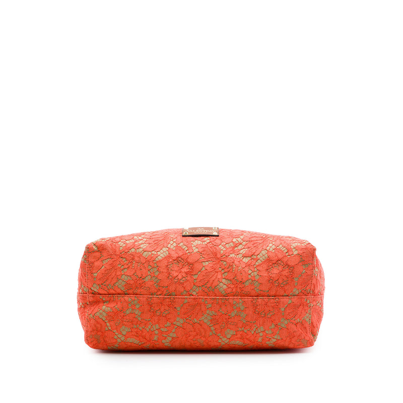 Canvas Rockstud Glam Lace Reversible Tote - Image 3