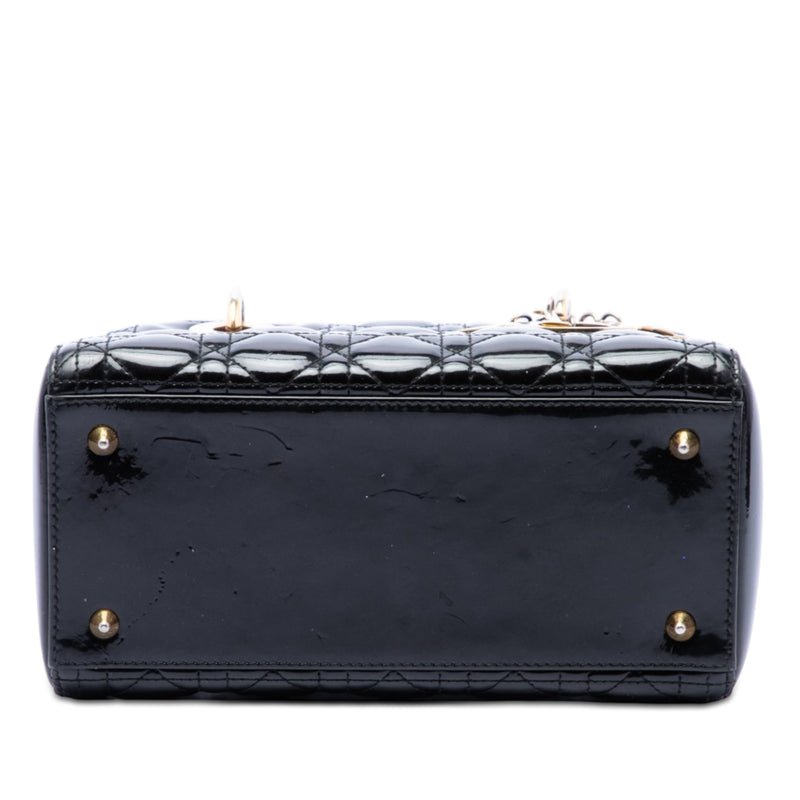 Medium Patent Cannage Lady Dior - Image 3