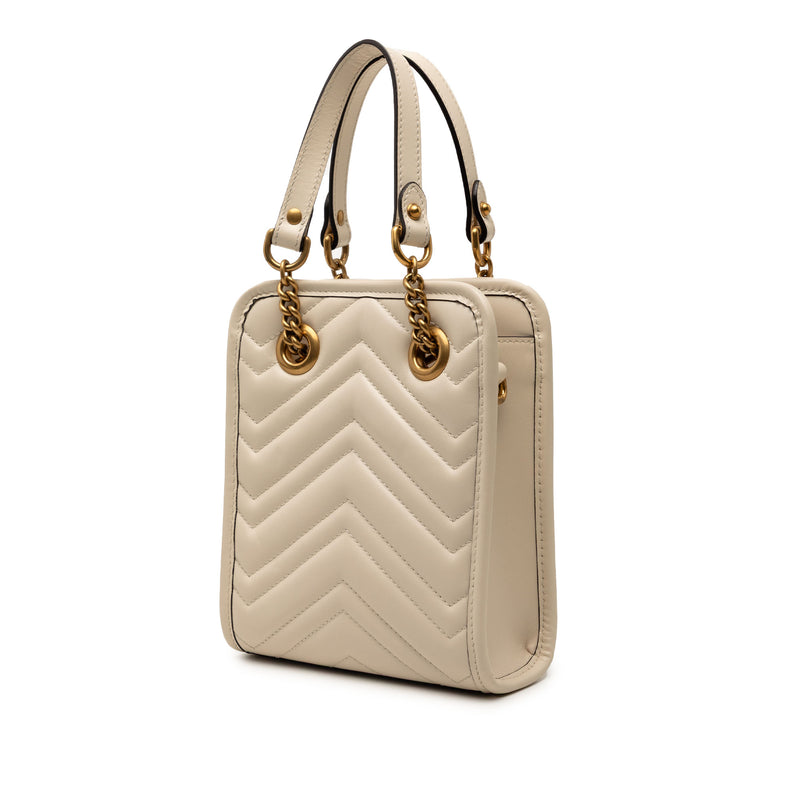 Mini GG Marmont Matelasse Leather Satchel - Image 2