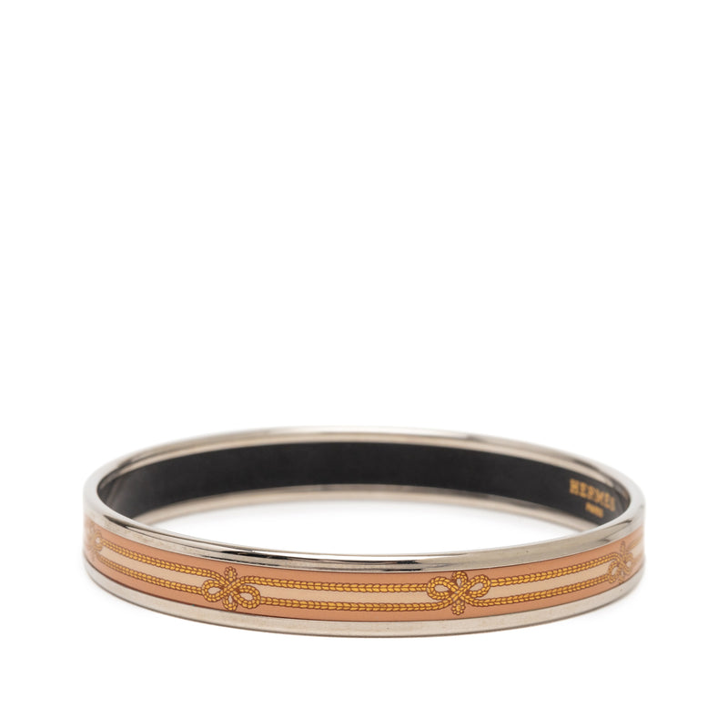 Narrow Enamel Intertwined Rope Bangle 62 - Image 2