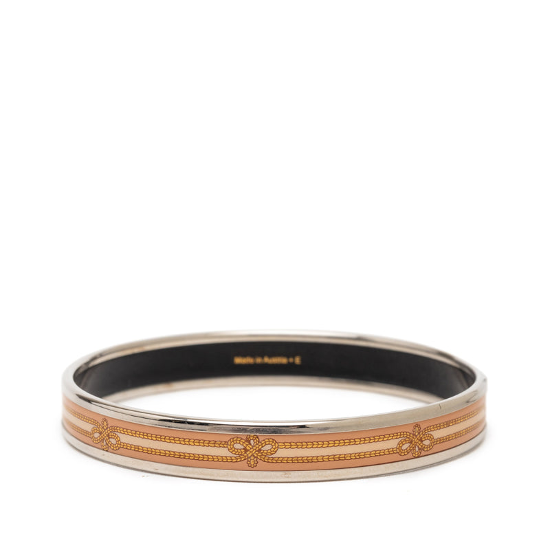 Narrow Enamel Intertwined Rope Bangle 62 - Image 3