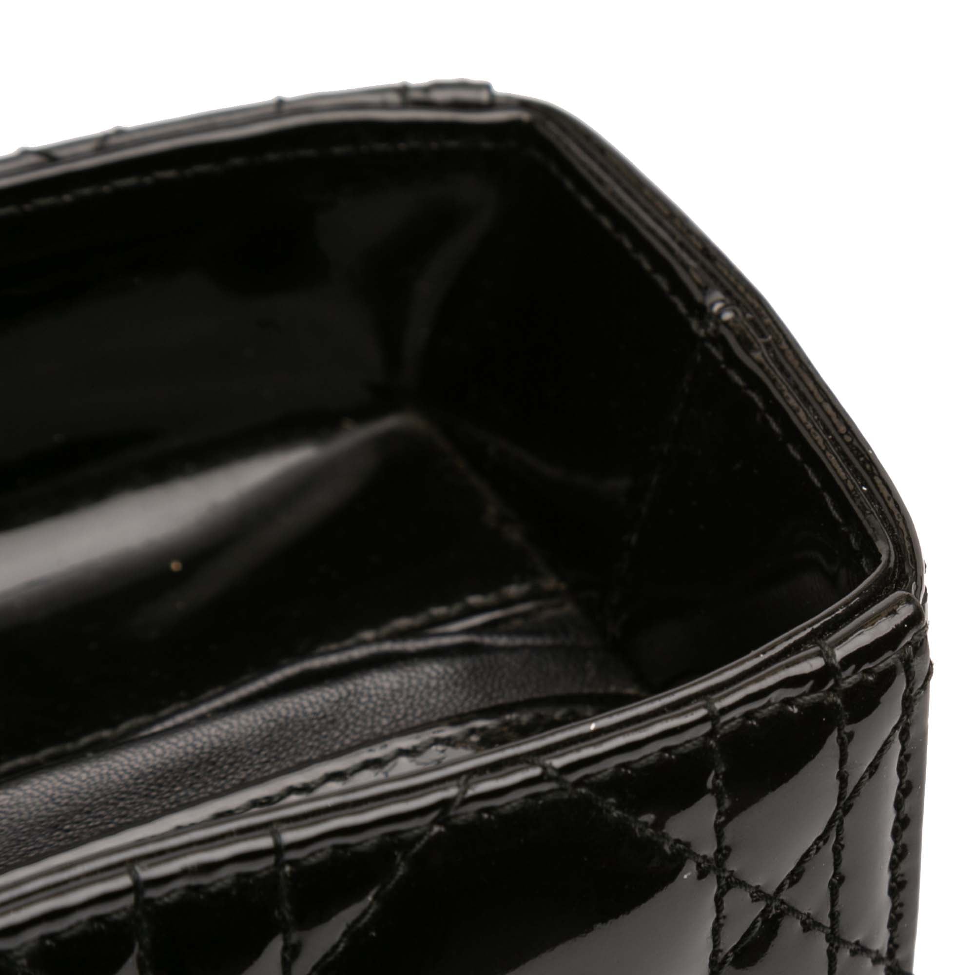 Large Patent Cannage Lady Dior - Image 11