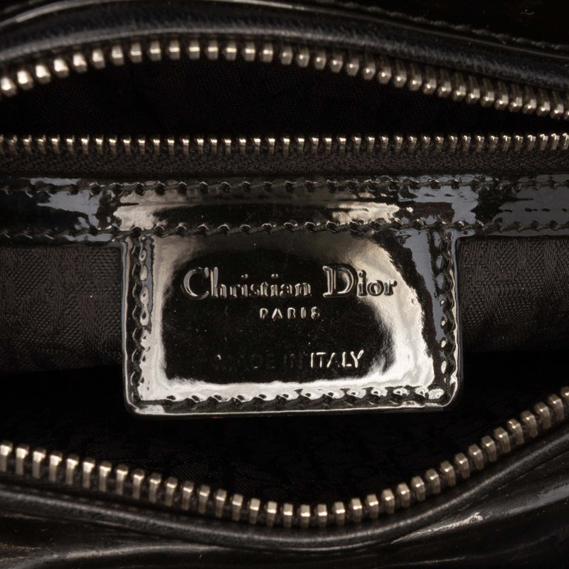 Large Patent Cannage Lady Dior - Image 5