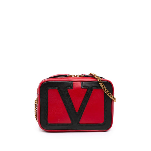 Bicolor Nappa Vlogo Viva Superstar Camera Chain Bag - Image 1
