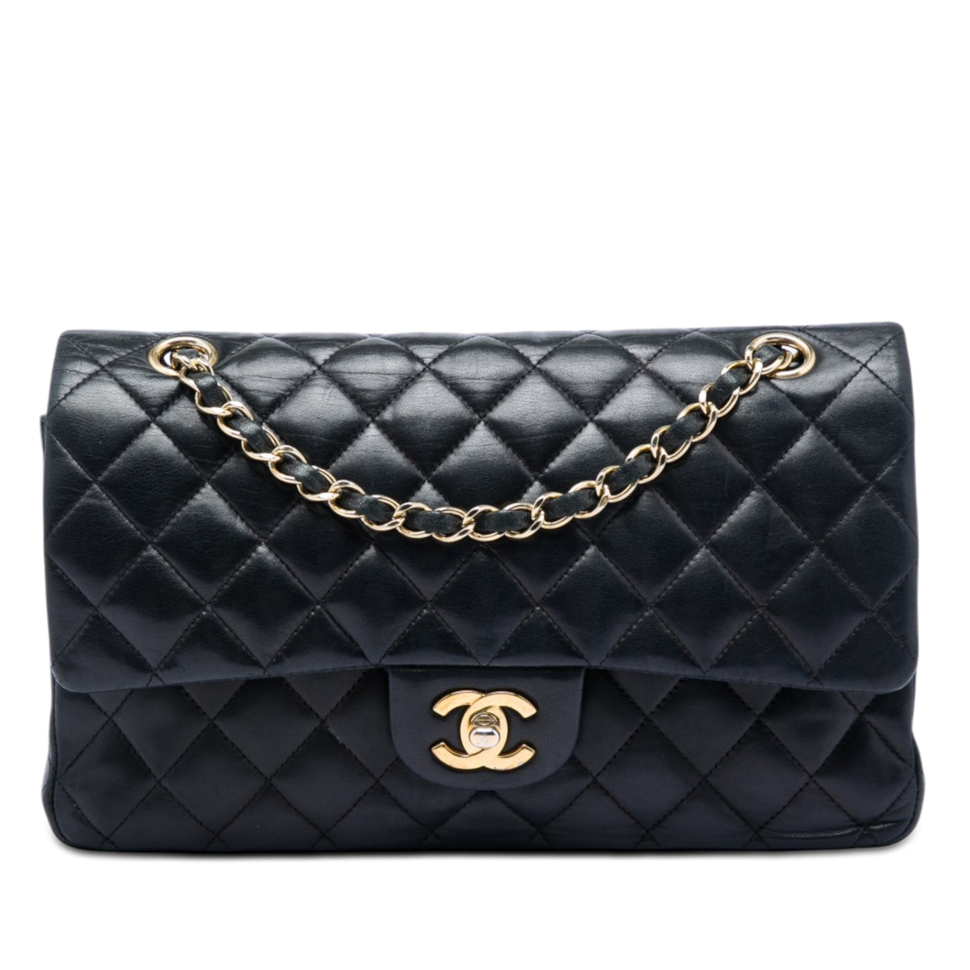 Medium Classic Lambskin Double Flap - Image 1