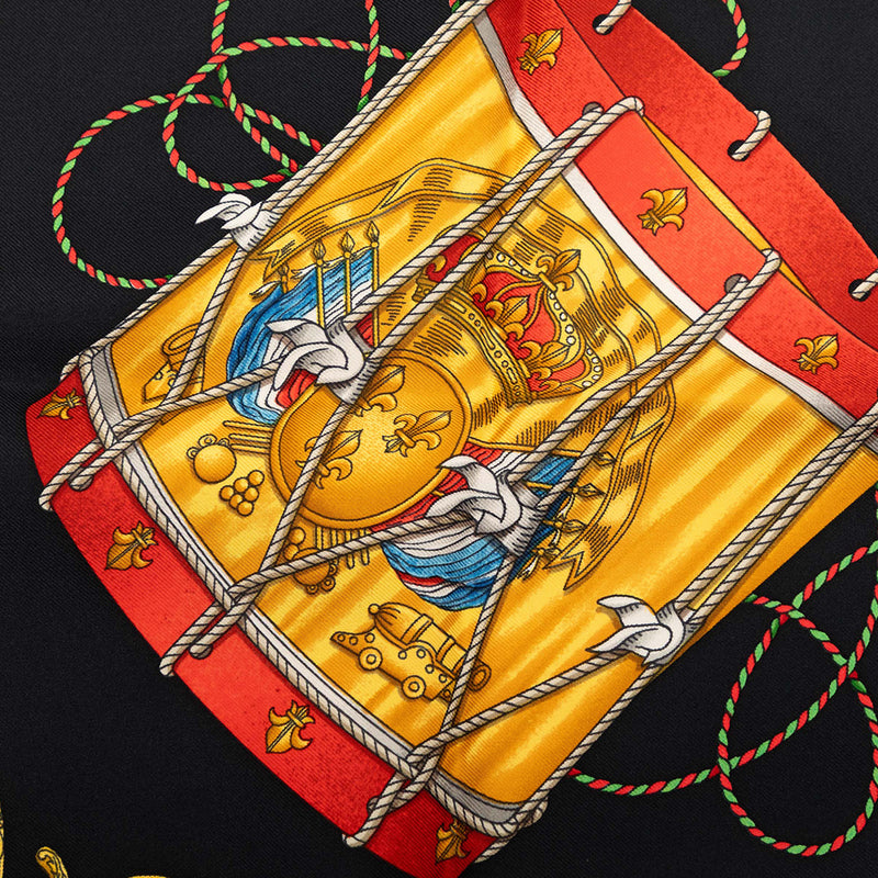 Les Tambours Silk Scarf 90 - Image 2