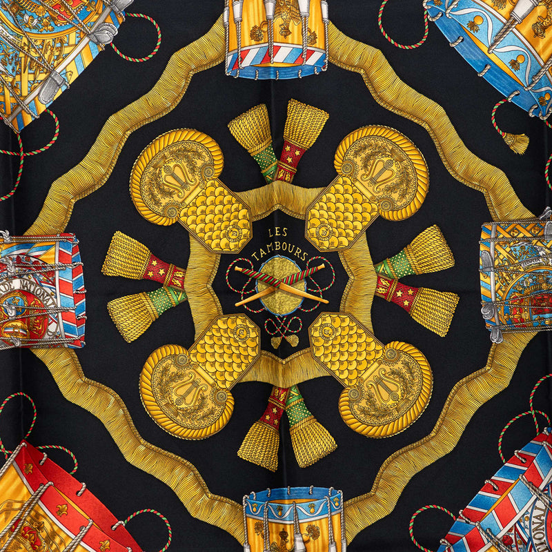 Les Tambours Silk Scarf 90 - Image 6