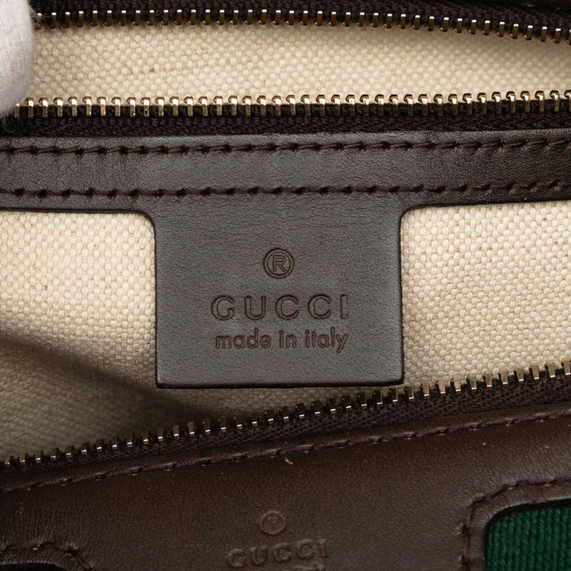 Medium GG Canvas Web Joy Boston Bag - Image 5