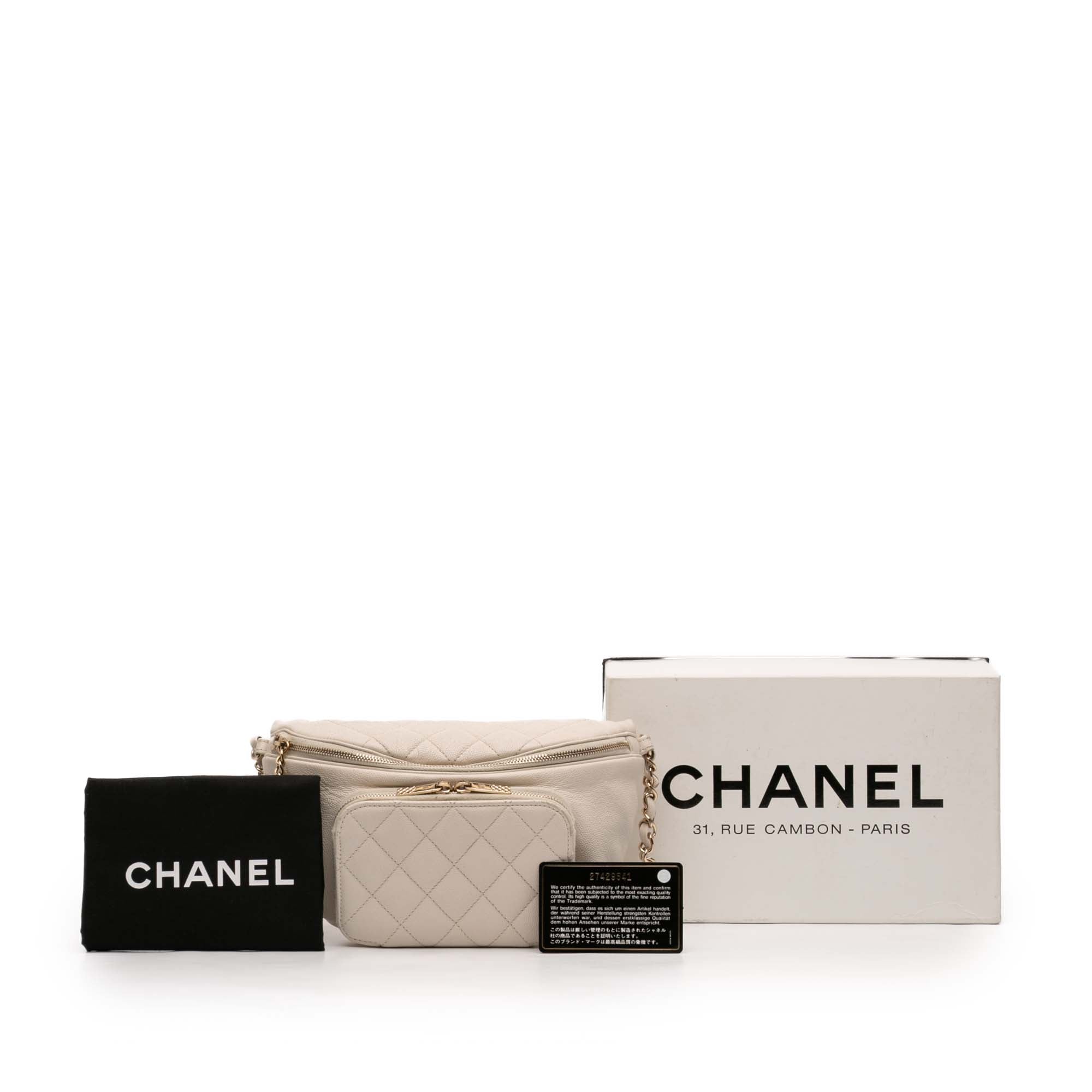 Quilted Caviar Business Affinity Belt Bag - Image 9