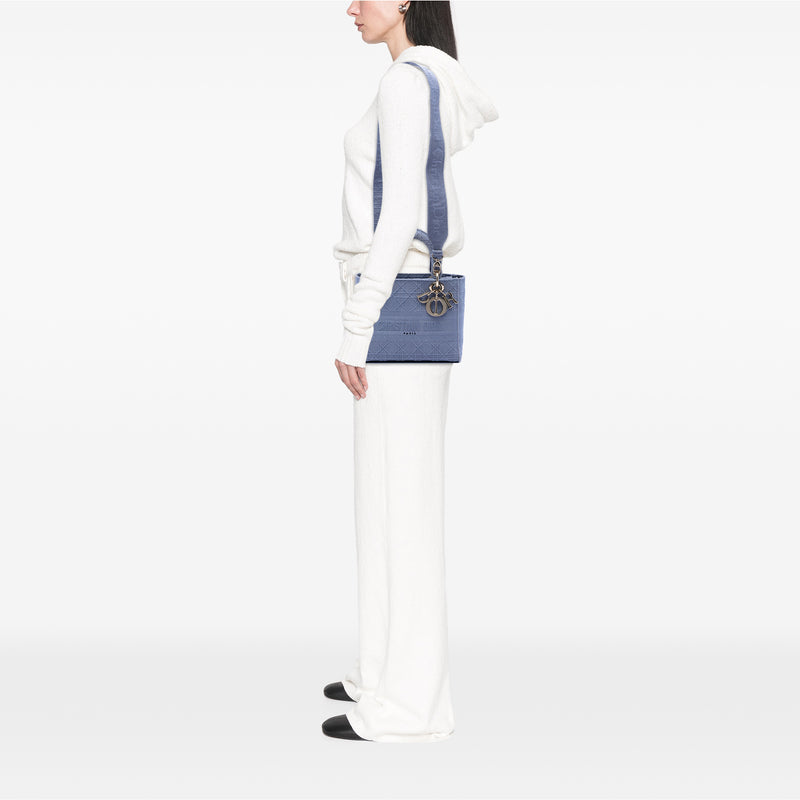 Medium Canvas Cannage Lady D Lite - Image 5