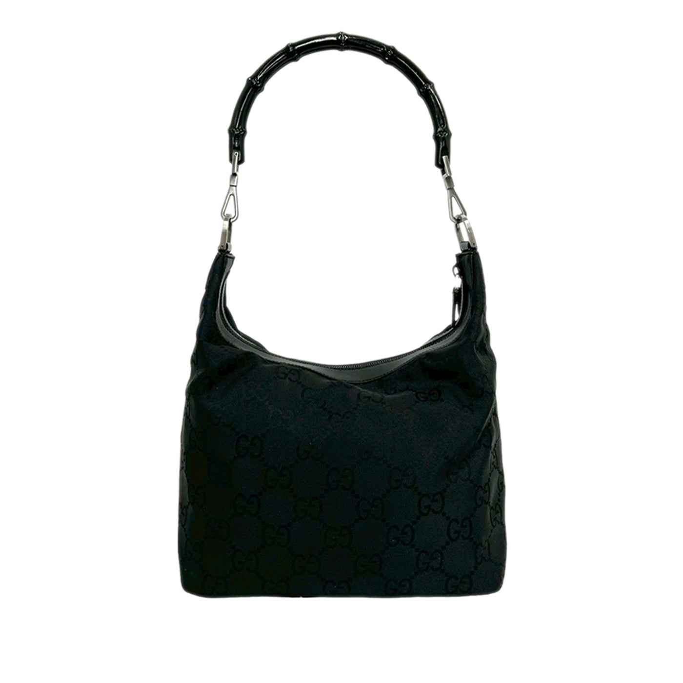 GG Nylon Bamboo Shoulder Bag - Image 1