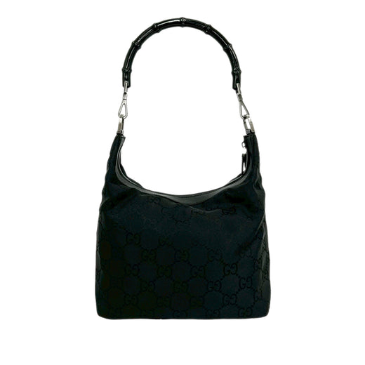 GG Nylon Bamboo Shoulder Bag - Image 1