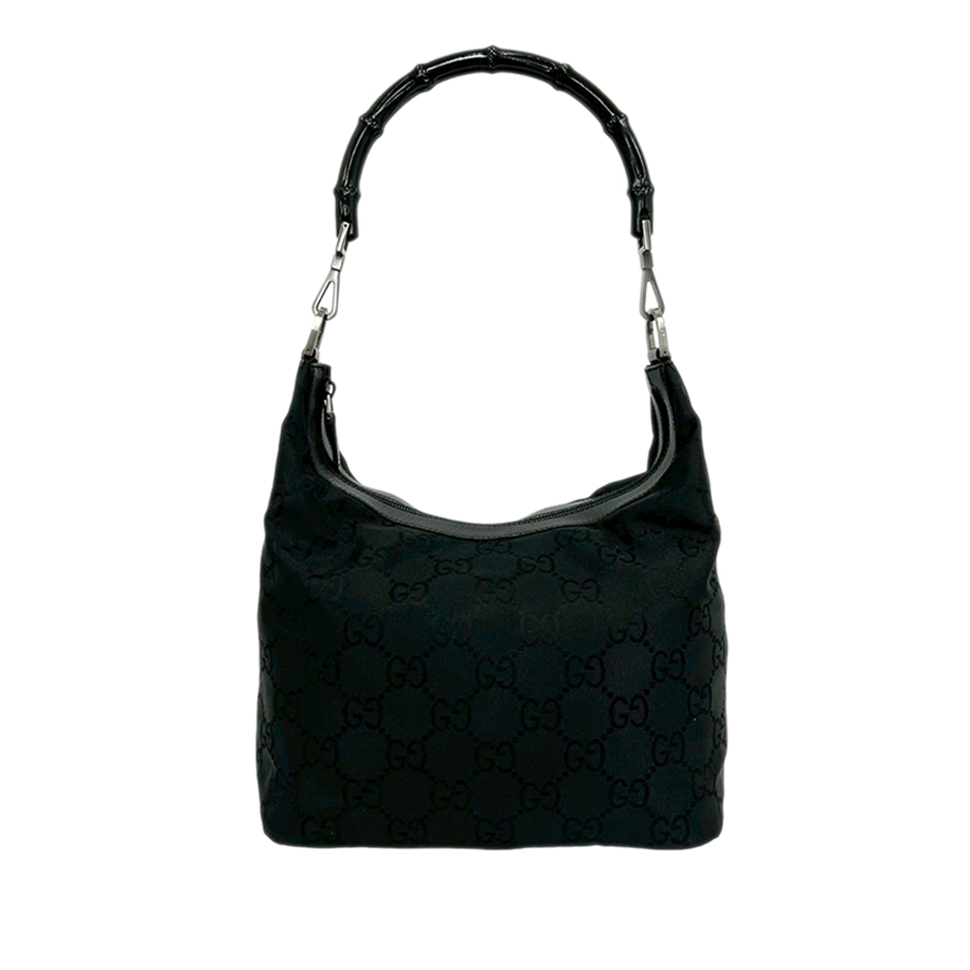 GG Nylon Bamboo Shoulder Bag - Image 2