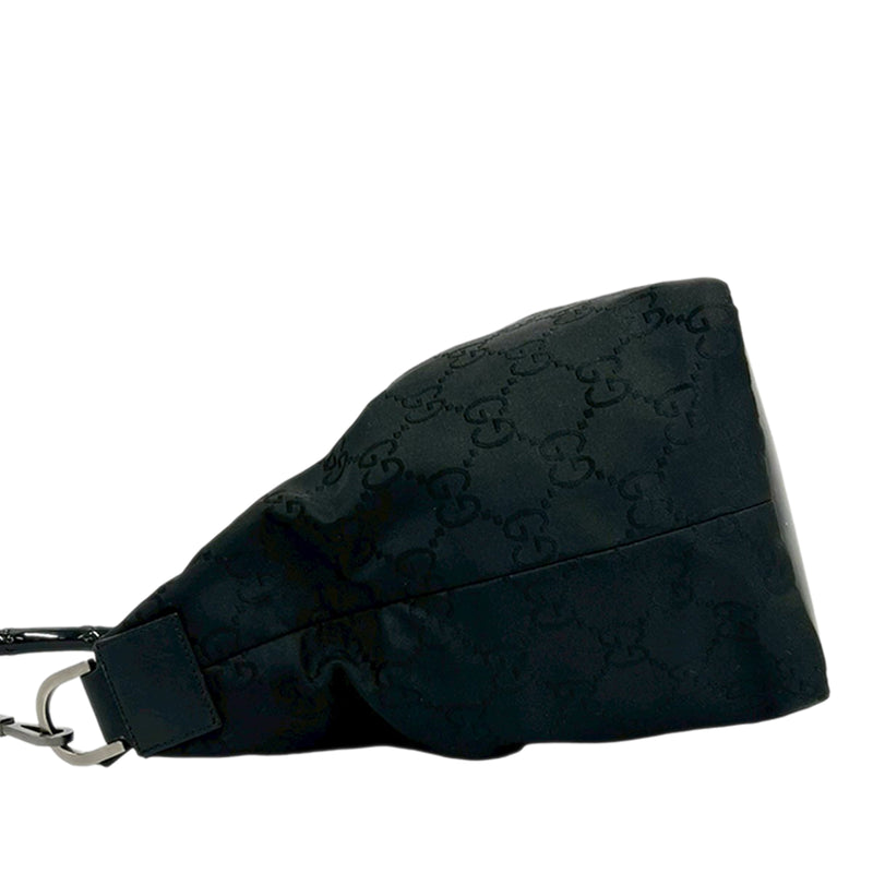GG Nylon Bamboo Shoulder Bag - Image 5