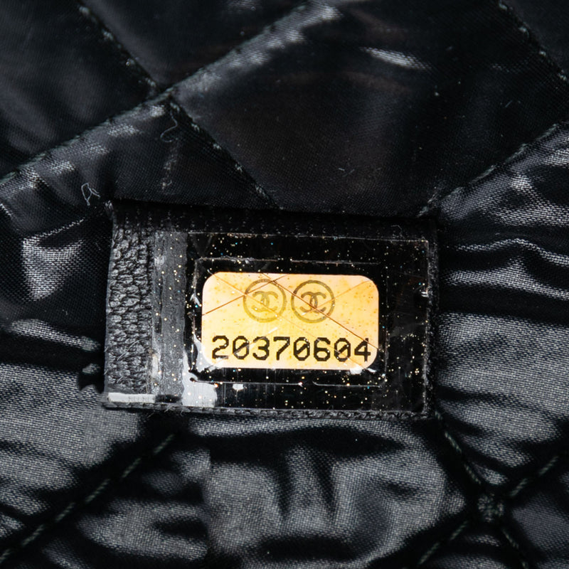 Large Quilted Patent O Case Clutch - Image 5