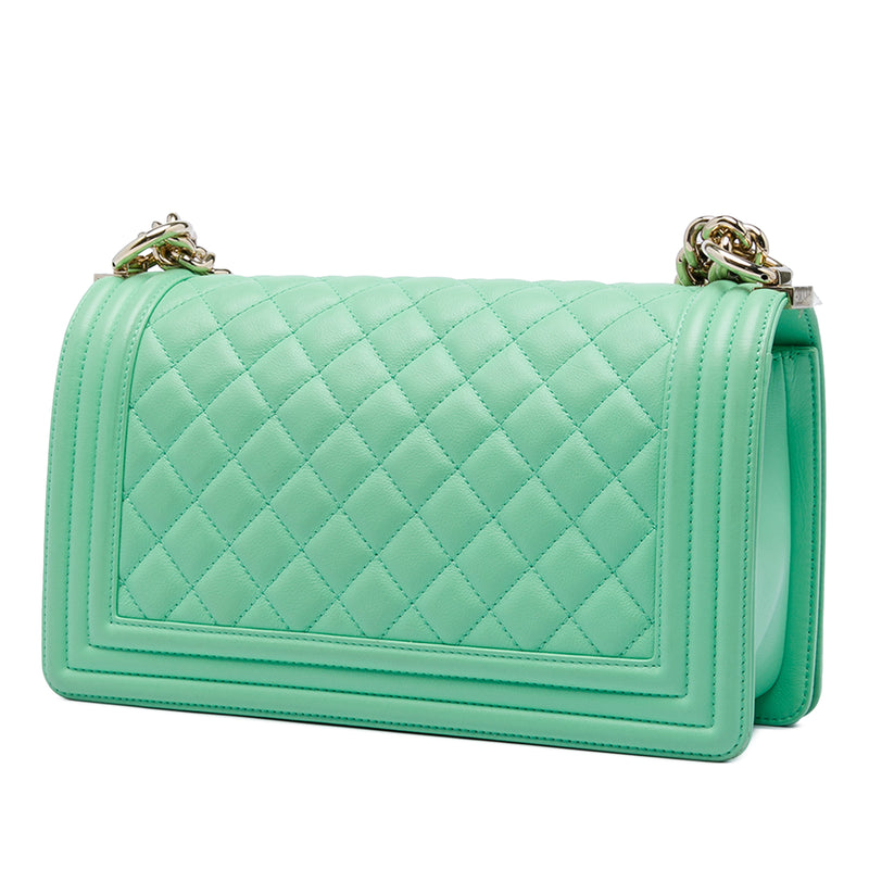 Old Medium Quilted Calfskin Boy Flap - Image 2