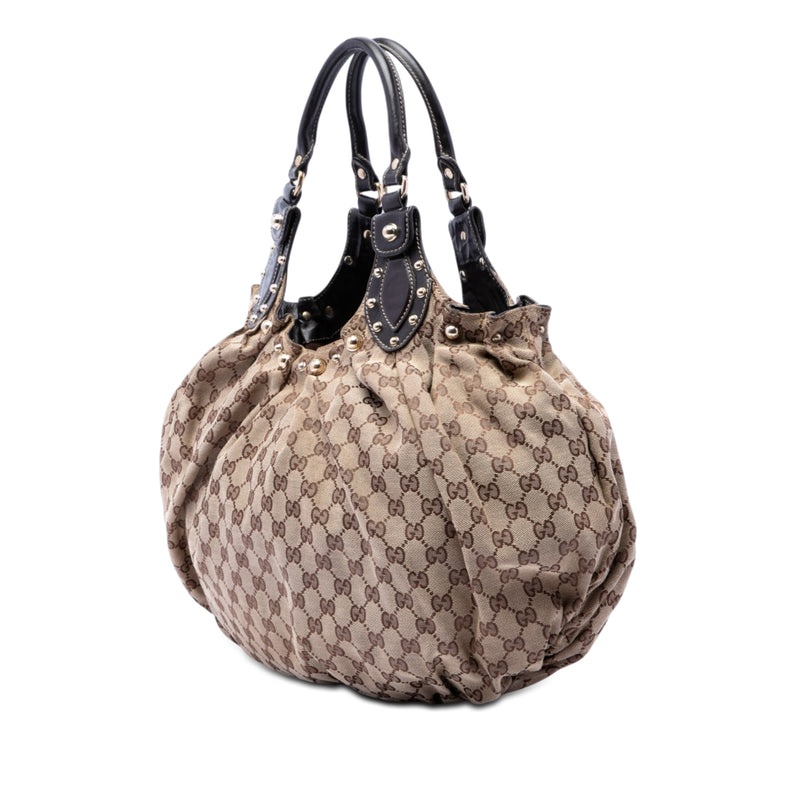 GG Canvas Studded Pelham Hobo Bag - Image 2