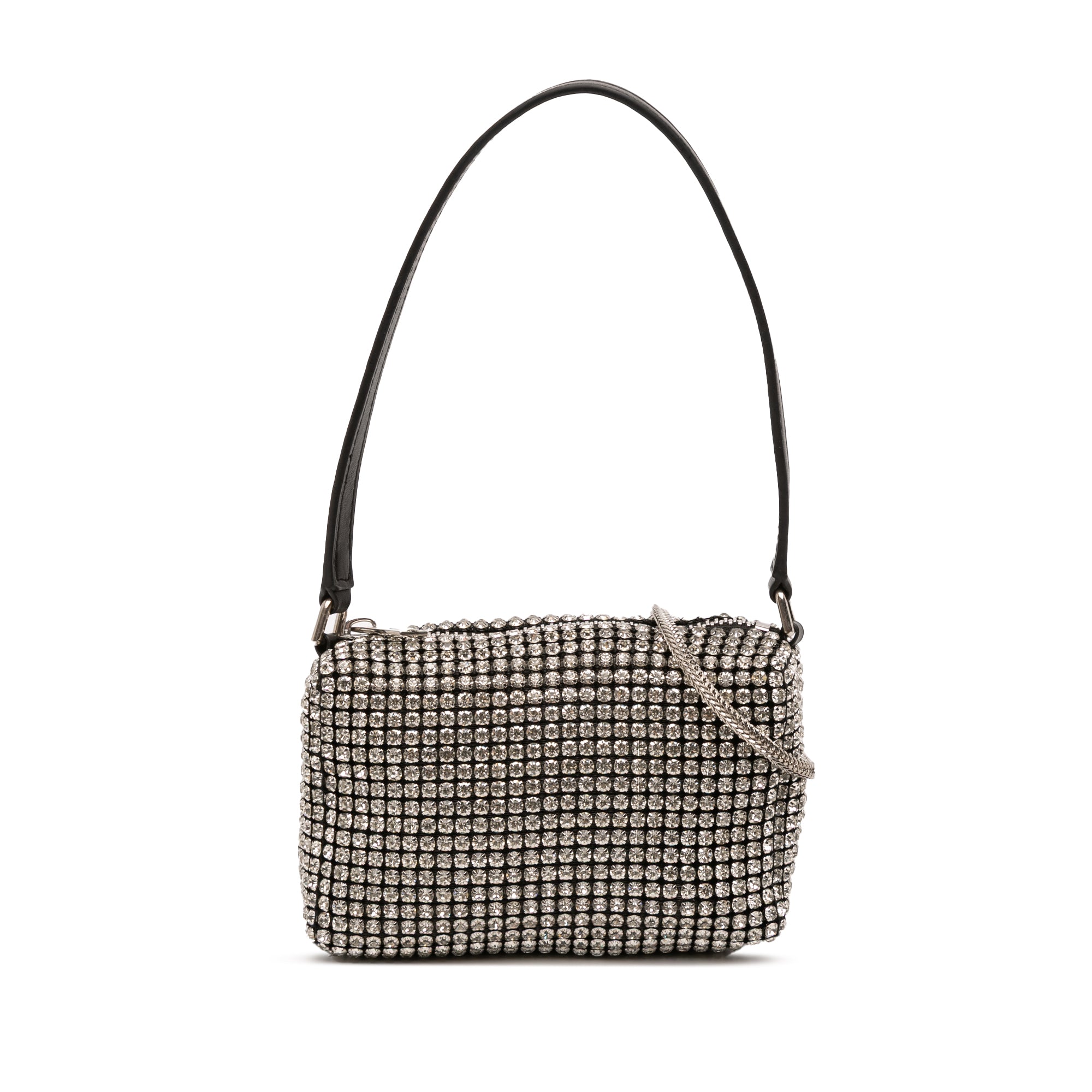 Medium Heiress Crystal Mesh Satchel - Image 1