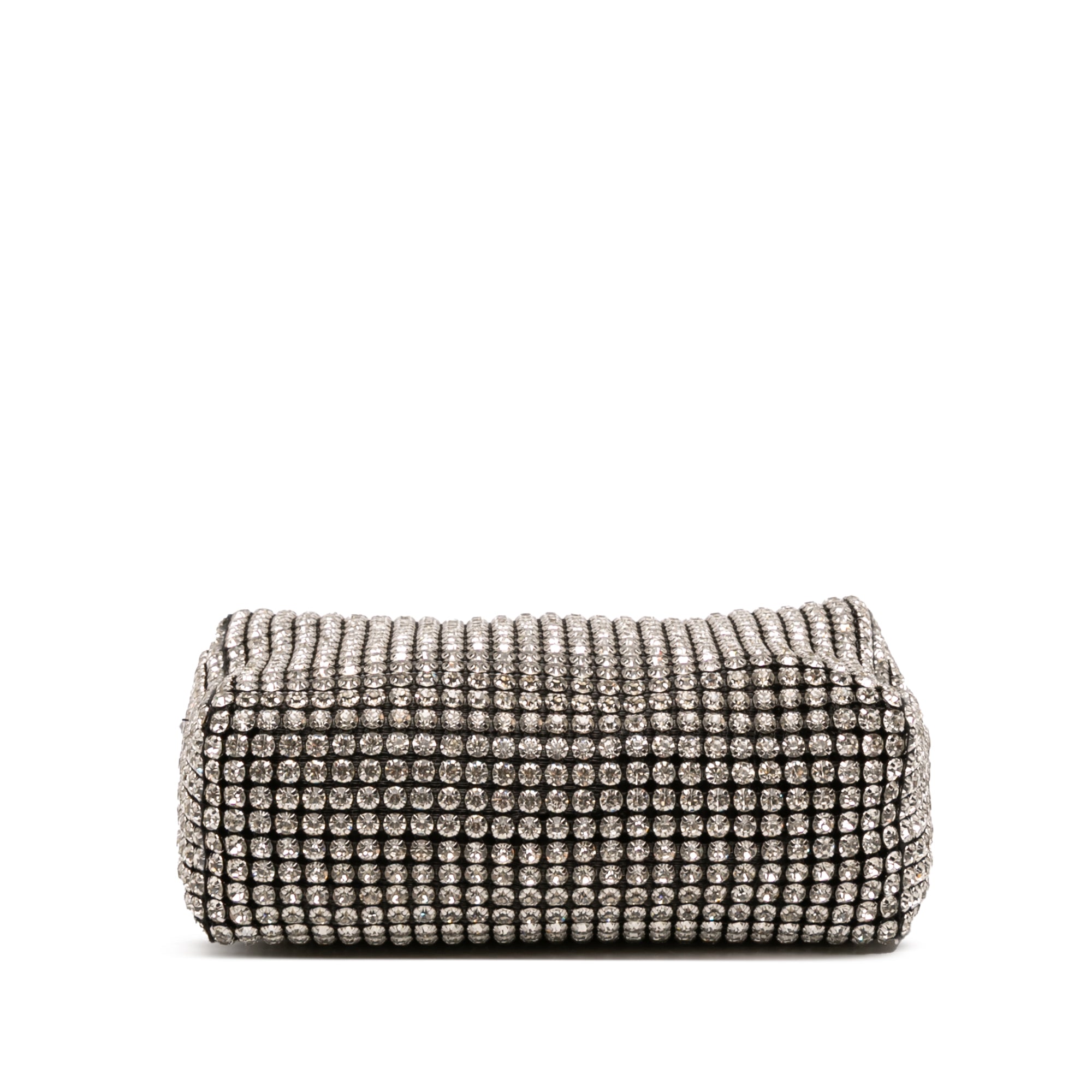 Medium Heiress Crystal Mesh Satchel - Image 3