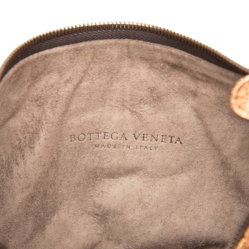 Intrecciato Trimmed Metallic Leather Crossbody - Image 5