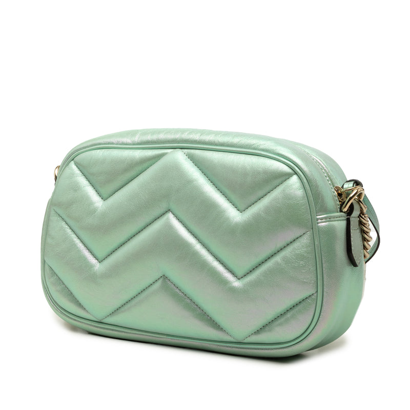 Small GG Marmont Matelasse Iridescent Nappa Crossbody - Image 2