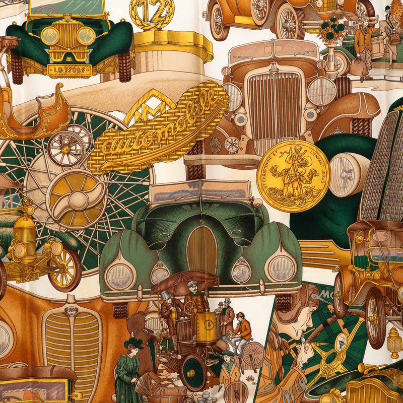 Automobile Silk Scarf 90 - Image 2