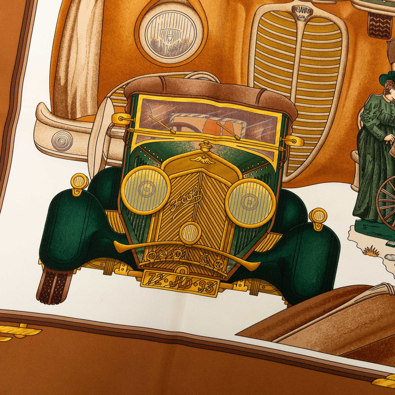 Automobile Silk Scarf 90 - Image 4