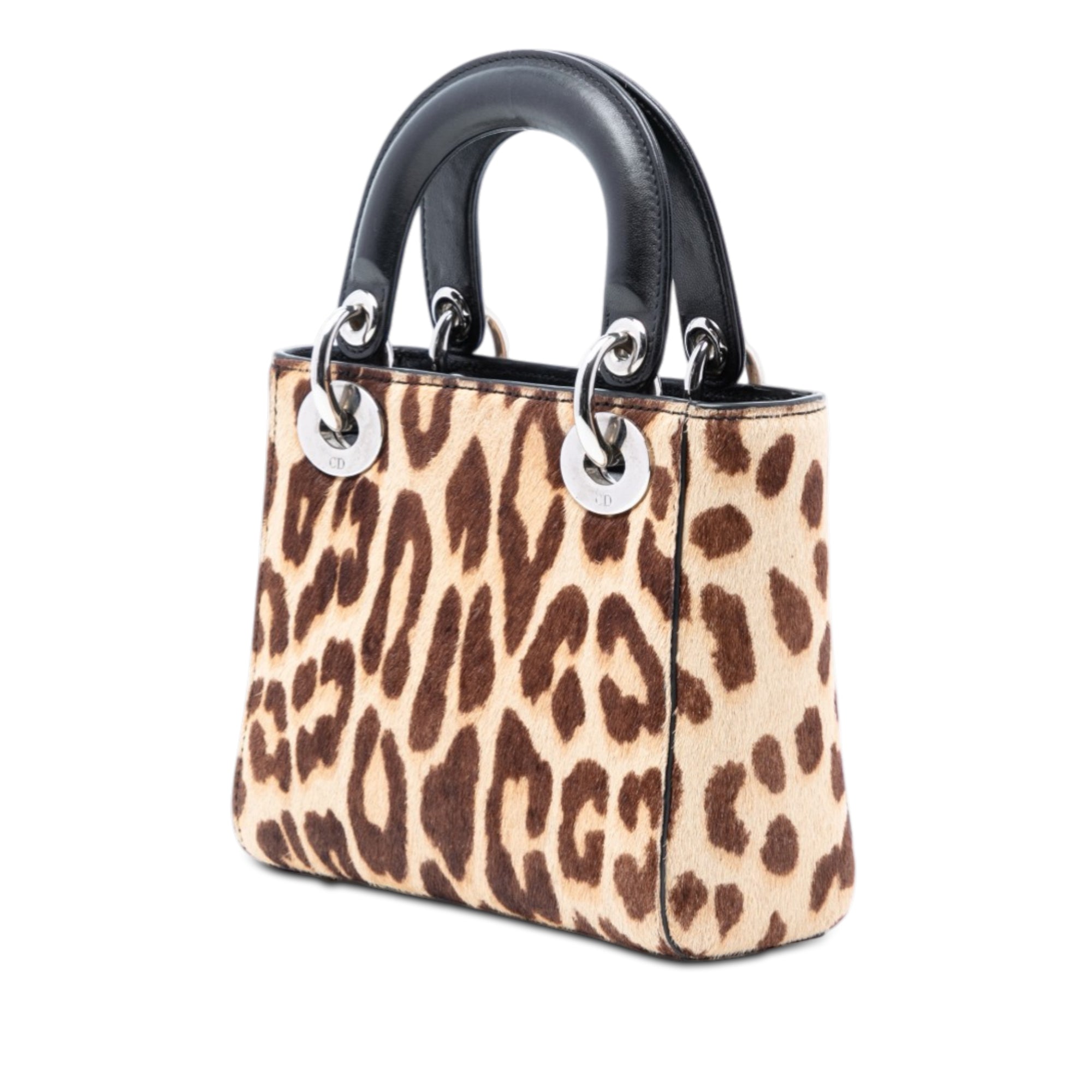 Mini Pony Hair Leopard Print Lady Dior - Image 2